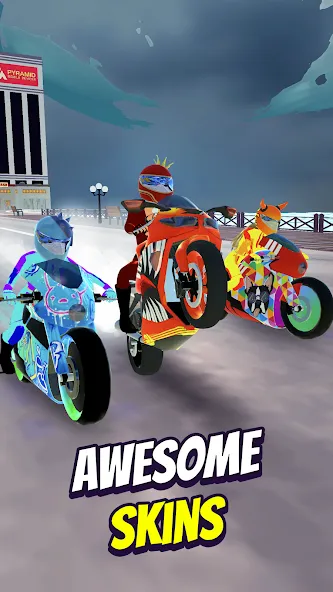 Wild Wheels: Bike Racing (Уайлд Вилз) МОД/Взлом [Деньги, Монеты и Меню MOD] Screenshot 3