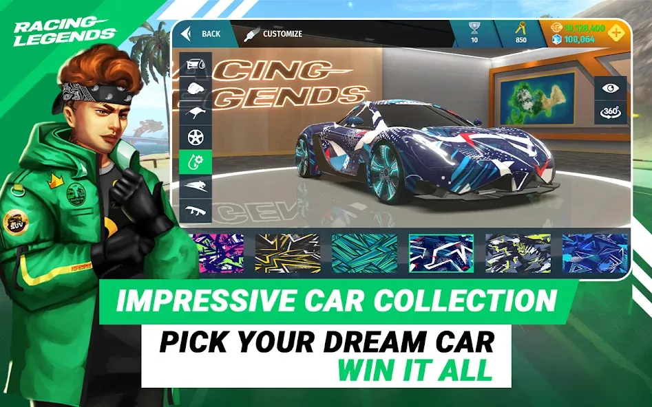 Racing Legends Funzy (Расинг Легендс Фанзи) МОД/Взлом [Много монет, Открытые уровни и Мега MOD] Screenshot 4