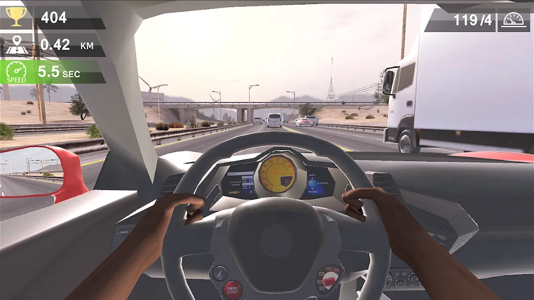 Racing Traffic Car Speed МОД/Взлом [Много монет, Открытые уровни и Мега MOD] Screenshot 1