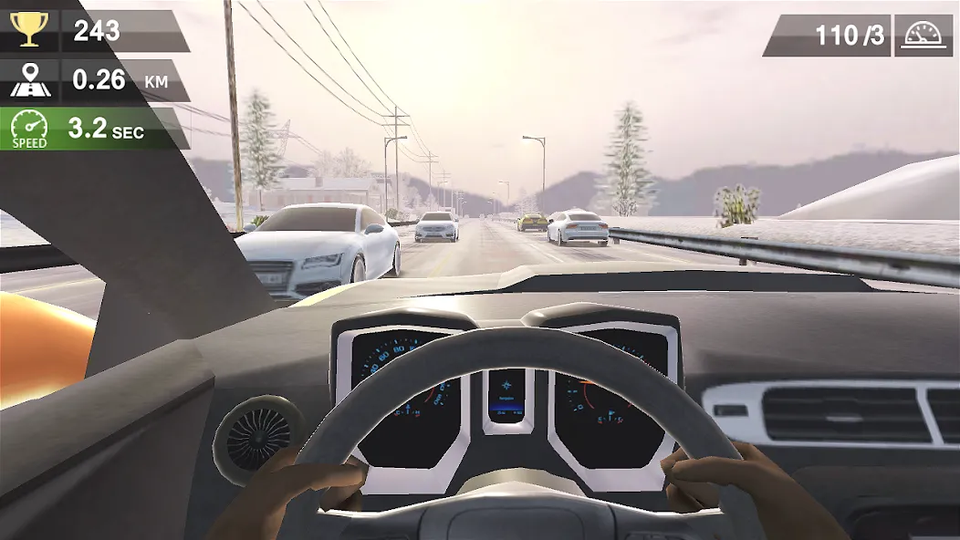 Racing Traffic Car Speed МОД/Взлом [Много монет, Открытые уровни и Мега MOD] Screenshot 2