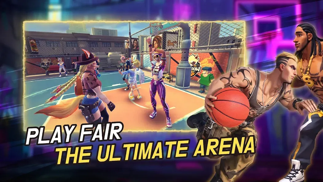 Streetball Allstar (тритбол Оллстар) МОД/Взлом [Бесконечные деньги, Монеты и Мега MOD] Screenshot 2
