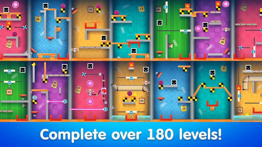 Heart Box: physics puzzle game (Харт Бокс) МОД/Взлом [Много денег, Монет и Все открыто] Screenshot 4