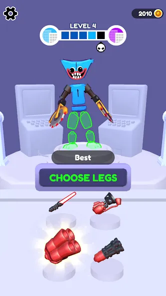 Ragdoll Weapon Master (Рагдолл Мастер Оружия) МОД/Взлом [Много монет, Открытые уровни и Мега MOD] Screenshot 4