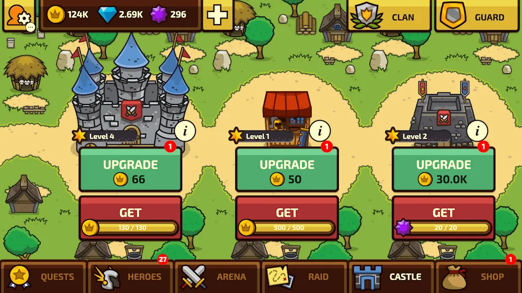 Raid Heroes: Total War МОД/Взлом [Деньги, Монеты и Меню MOD] Screenshot 3