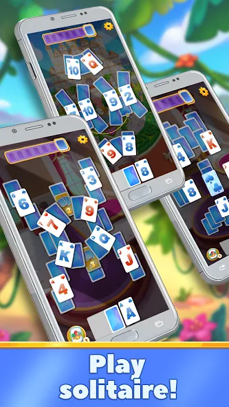 Emily's Hotel Solitaire МОД/Взлом [Много денег, Монет и Все открыто] Screenshot 4