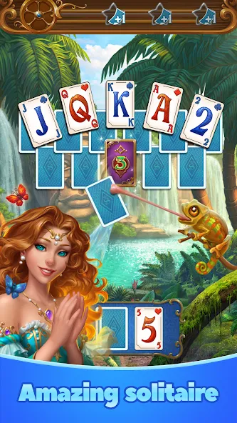 Magic Story of Solitaire Cards МОД/Взлом [Бесконечные деньги, Монеты и Мега MOD] Screenshot 1