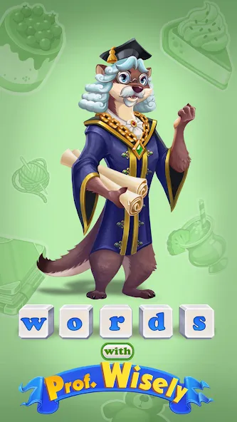 Words with Prof. Wisely МОД/Взлом [Деньги, Монеты и Меню MOD] Screenshot 1