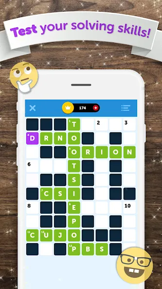 Crossword Quiz (Кроссворд Квиз) МОД/Взлом [Много денег, Монет и Все открыто] Screenshot 1
