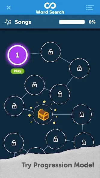 Infinite Word Search Puzzles (Инфинити ворд срч пазлы) МОД/Взлом [Меню, Бесконечные монеты и Открытые уровни] Screenshot 3