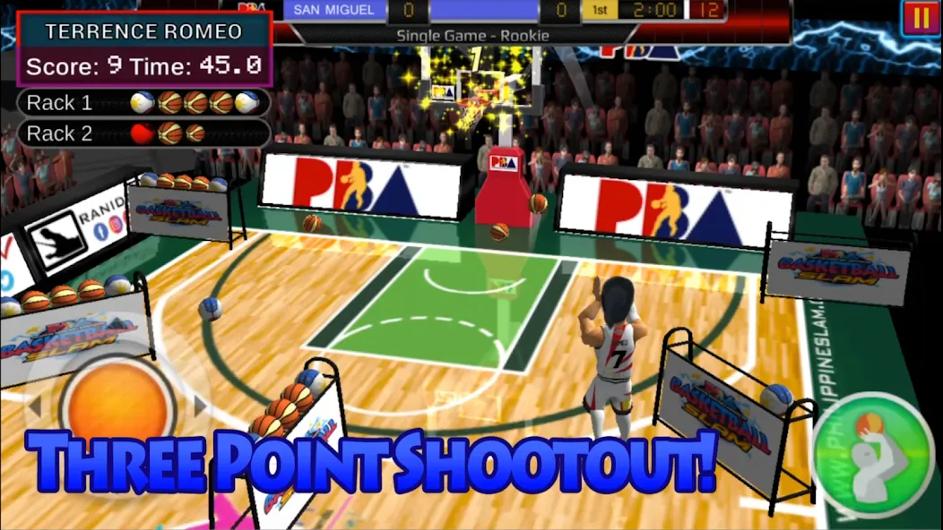 Basketball Slam! (Баскетбол Слэм) МОД/Взлом [Деньги, Монеты и Меню MOD] Screenshot 3