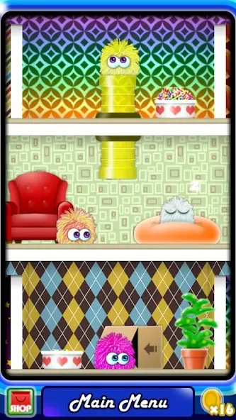 Chuzzle 2 (Чаззл 2) МОД/Взлом [Меню, Бесконечные монеты и Открытые уровни] Screenshot 3