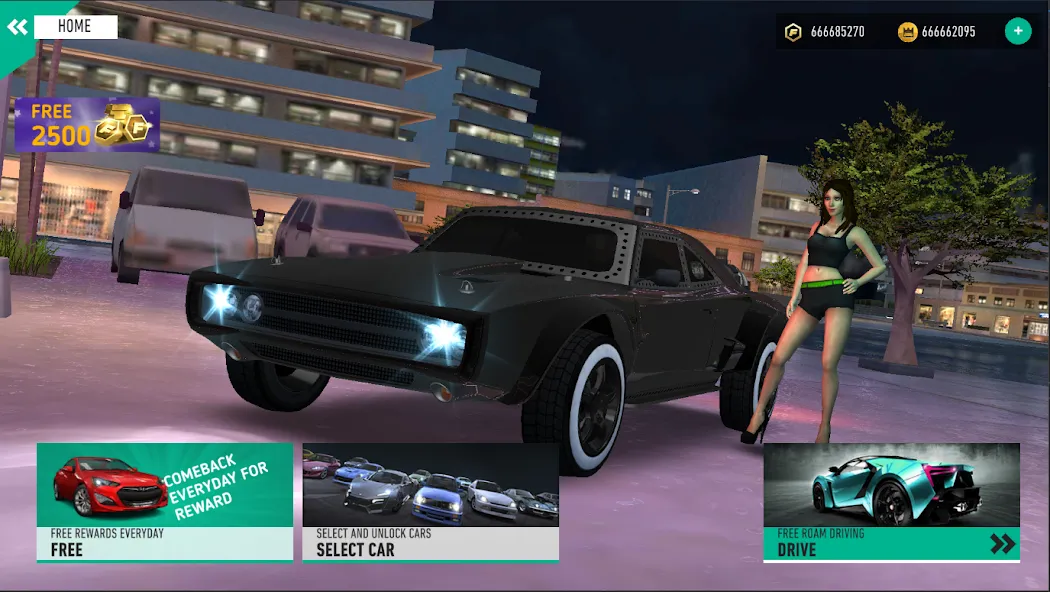 Furious Racing - Open World МОД/Взлом [Много монет, Открытые уровни и Мега MOD] Screenshot 2