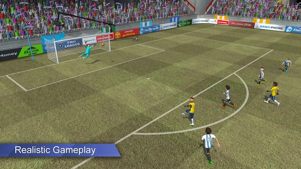 Pro League Soccer (Про лига футбола) МОД/Взлом [Деньги, Монеты и Меню MOD] Screenshot 2