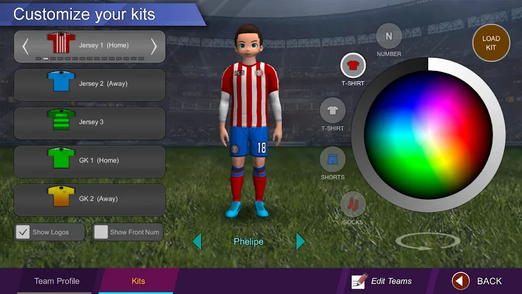 Pro League Soccer (Про лига футбола) МОД/Взлом [Деньги, Монеты и Меню MOD] Screenshot 3