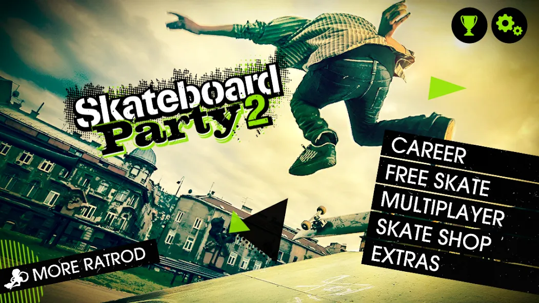 Skateboard Party 2 (Скейтборд вечеринка 2) МОД/Взлом [Все открыто, Дополнительные деньги и Меню MOD] Screenshot 2