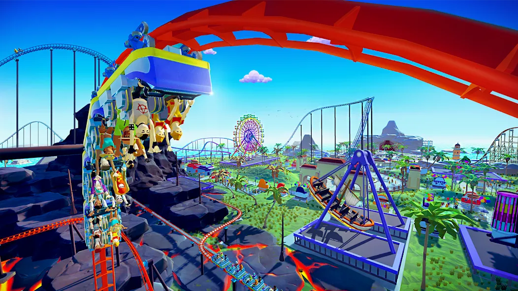 Real Coaster: Idle Game (Реал Коастер) МОД/Взлом [Много денег, Монет и Все открыто] Screenshot 1