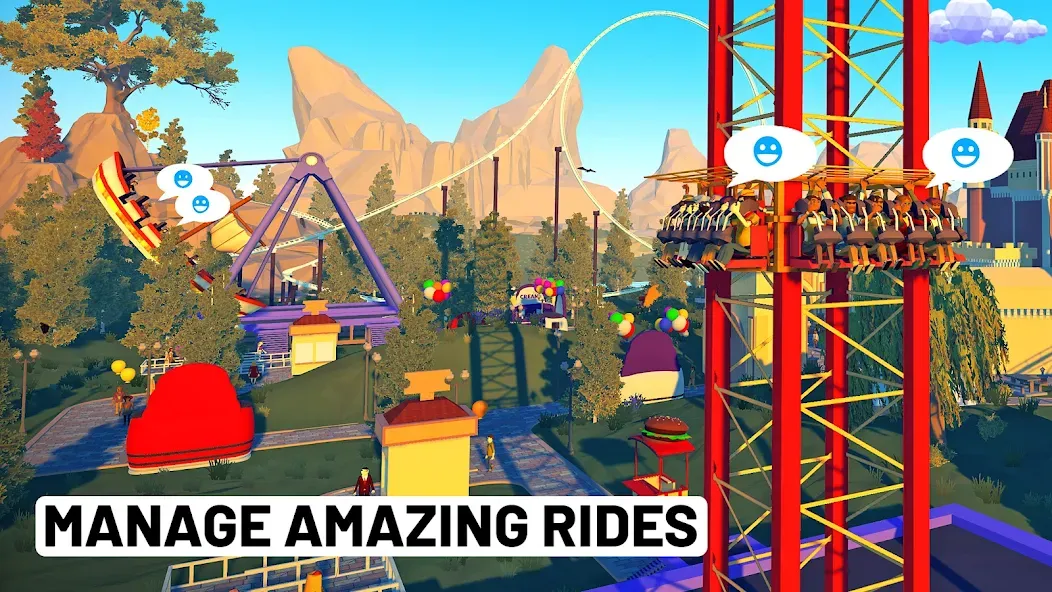 Real Coaster: Idle Game (Реал Коастер) МОД/Взлом [Много денег, Монет и Все открыто] Screenshot 2