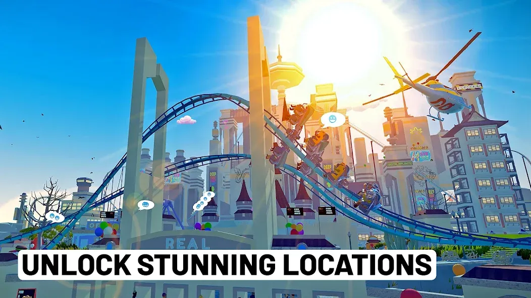 Real Coaster: Idle Game (Реал Коастер) МОД/Взлом [Много денег, Монет и Все открыто] Screenshot 5