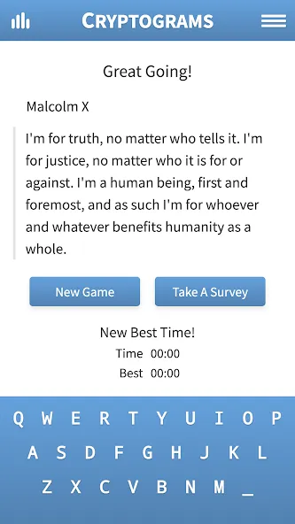 Cryptograms · Decrypt Quotes МОД/Взлом [Деньги, Монеты и Меню MOD] Screenshot 3