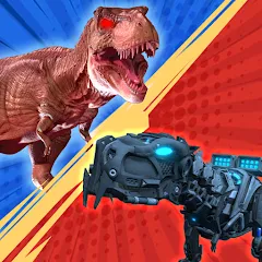 Скачать Взломанная Dinosaur Monster Fight Battle (много денег) на Андроид бесплатно