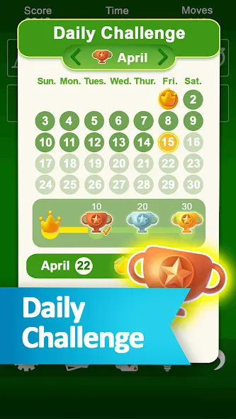 Solitaire МОД/Взлом [Все открыто, Дополнительные деньги и Меню MOD] Screenshot 3