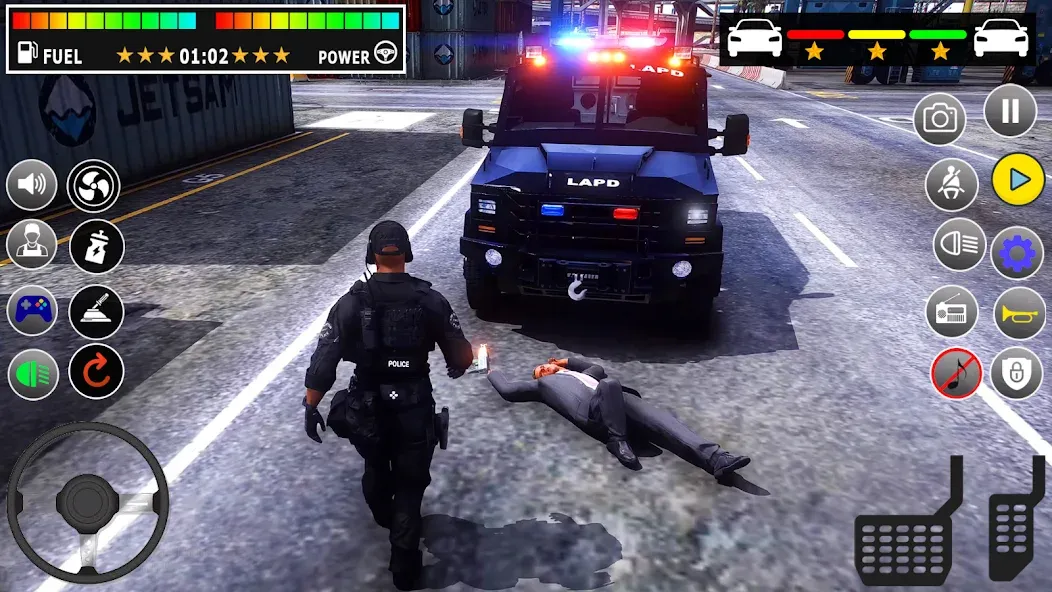 Police Games Simulator: PGS 3d МОД/Взлом [Меню, Бесконечные монеты и Открытые уровни] Screenshot 5