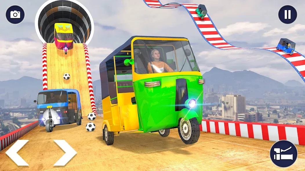Tuk Tuk Auto Rickshaw Games 3D (Тук Тук Автомобильные рикши игры 3D) МОД/Взлом [Деньги, Монеты и Меню MOD] Screenshot 2