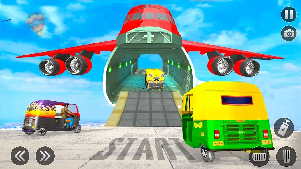 Tuk Tuk Auto Rickshaw Games 3D (Тук Тук Автомобильные рикши игры 3D) МОД/Взлом [Деньги, Монеты и Меню MOD] Screenshot 3