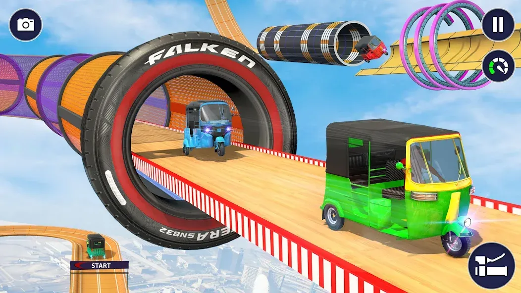 Tuk Tuk Auto Rickshaw Games 3D (Тук Тук Автомобильные рикши игры 3D) МОД/Взлом [Деньги, Монеты и Меню MOD] Screenshot 5