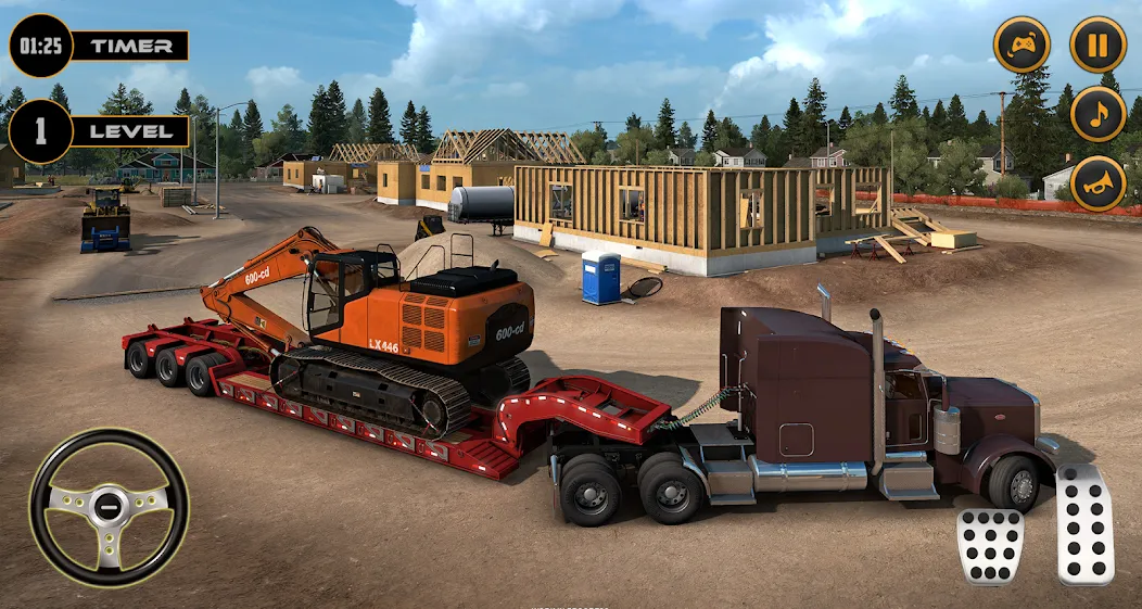 Real Excavator Simulator Games (Джей Си Би) МОД/Взлом [Бесконечные деньги, Монеты и Мега MOD] Screenshot 2