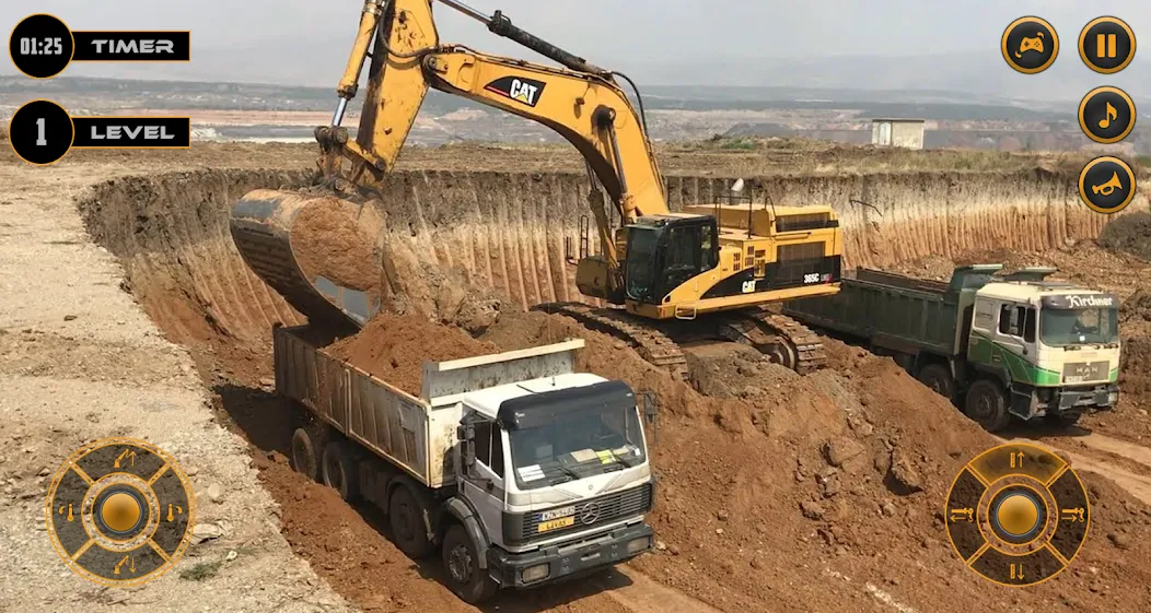 Real Excavator Simulator Games (Джей Си Би) МОД/Взлом [Бесконечные деньги, Монеты и Мега MOD] Screenshot 5