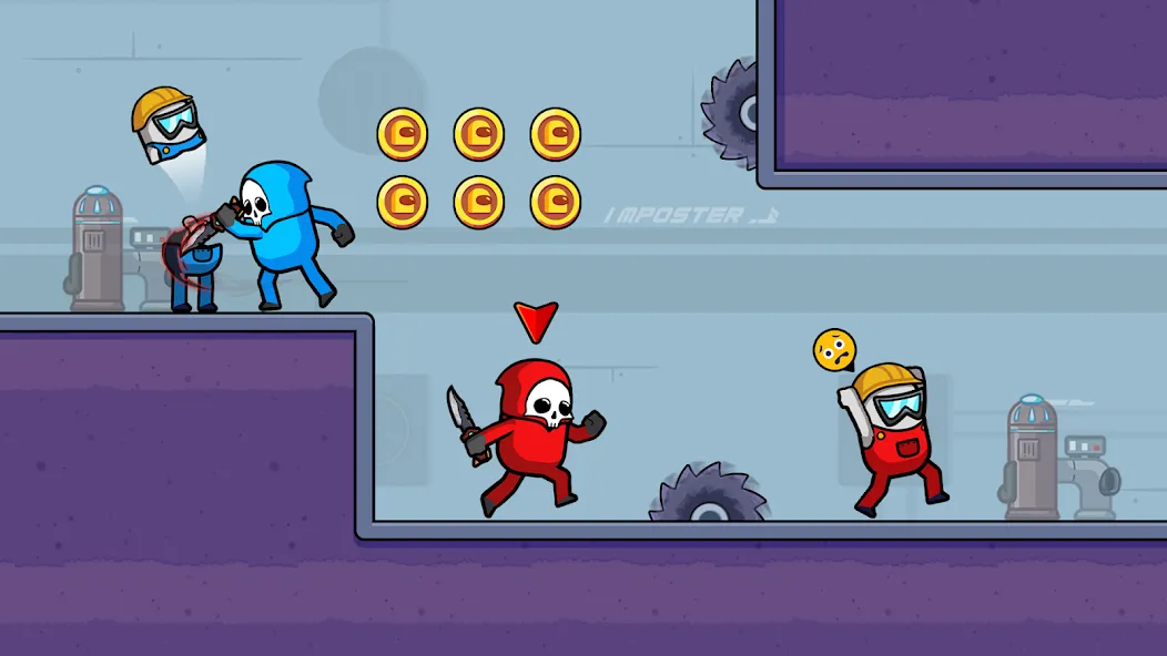We're Impostors: Kill Together МОД/Взлом [Деньги, Монеты и Меню MOD] Screenshot 4