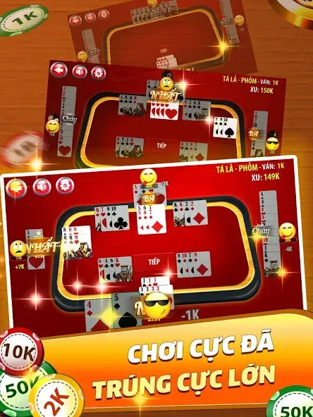 Phỏm - Phom МОД/Взлом [Меню, Бесконечные монеты и Открытые уровни] Screenshot 5