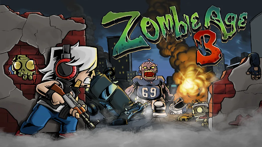 Zombie Age 3 Premium: Survival (Зомби Возраст 3 Премиум) МОД/Взлом [Бесконечные деньги, Монеты и Мега MOD] Screenshot 1