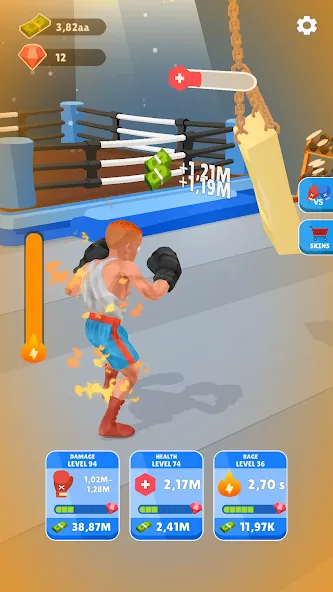 Tap Punch - 3D Boxing (Тап Панч) МОД/Взлом [Бесконечные деньги, Монеты и Мега MOD] Screenshot 1