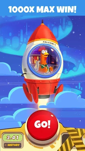 Chicken or Crash! Win Bitcoin. МОД/Взлом [Все открыто, Дополнительные деньги и Меню MOD] Screenshot 3