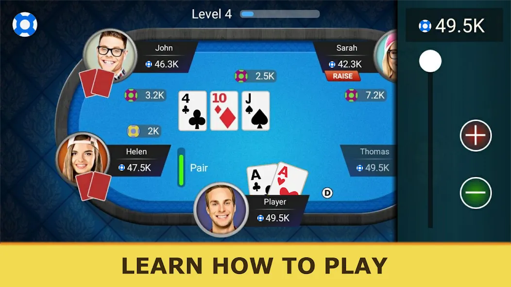 Poker Offline: Texas Holdem МОД/Взлом [Бесконечные деньги, Монеты и Мега MOD] Screenshot 3