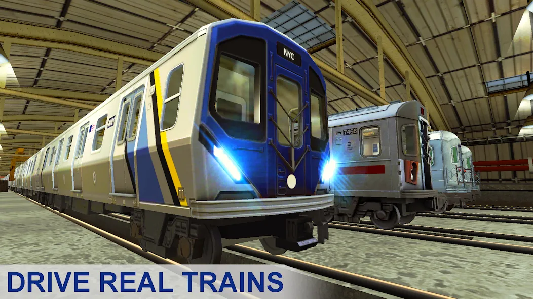 Subway Train Simulator МОД/Взлом [Меню, Бесконечные монеты и Открытые уровни] Screenshot 1