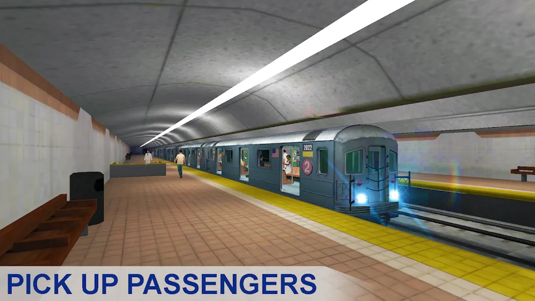 Subway Train Simulator МОД/Взлом [Меню, Бесконечные монеты и Открытые уровни] Screenshot 2