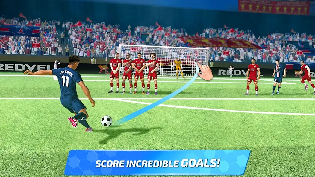 Soccer Star 24 Super Football (оккер Стар 23 Супер Футбол) МОД/Взлом [Много монет, Открытые уровни и Мега MOD] Screenshot 1
