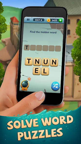 Word Fables - Prison Break МОД/Взлом [Много денег, Монет и Все открыто] Screenshot 2
