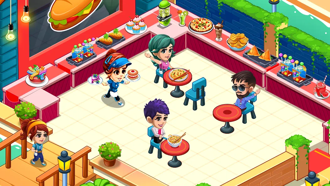 Cooking Restaurant Kitchen (Кукинг Ресторан Китчен) МОД/Взлом [Деньги, Монеты и Меню MOD] Screenshot 2