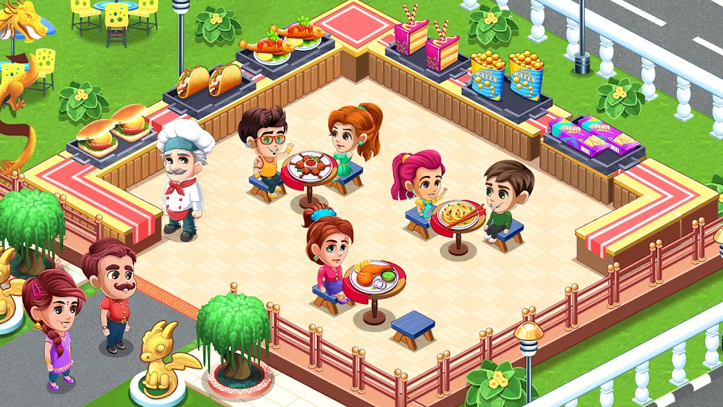 Cooking Restaurant Kitchen (Кукинг Ресторан Китчен) МОД/Взлом [Деньги, Монеты и Меню MOD] Screenshot 4