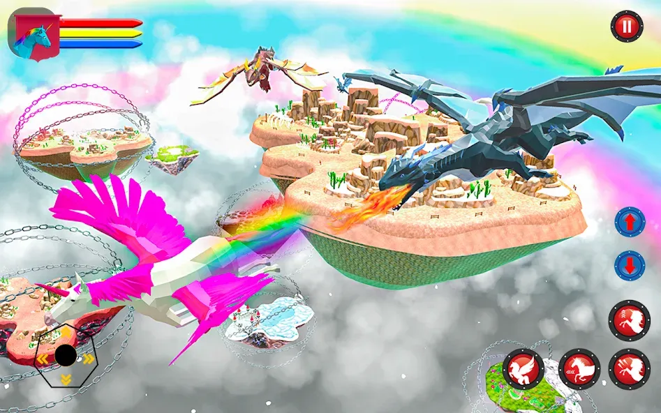 Flying Unicorn Pegasus Games МОД/Взлом [Много денег, Монет и Все открыто] Screenshot 1