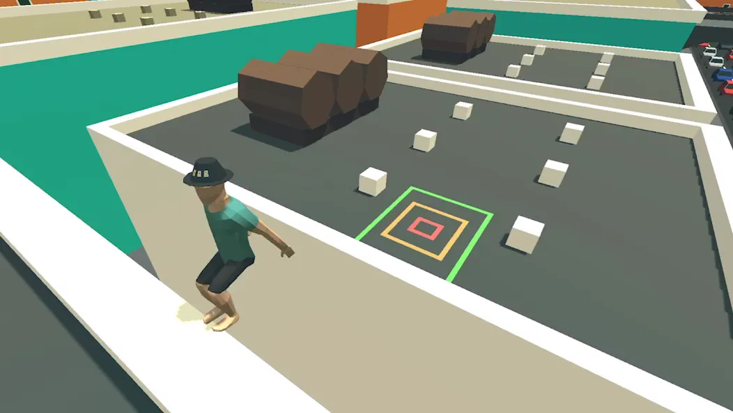 Flip Trickster - Parkour Simul (Флип Трикстер) МОД/Взлом [Меню, Бесконечные монеты и Открытые уровни] Screenshot 5