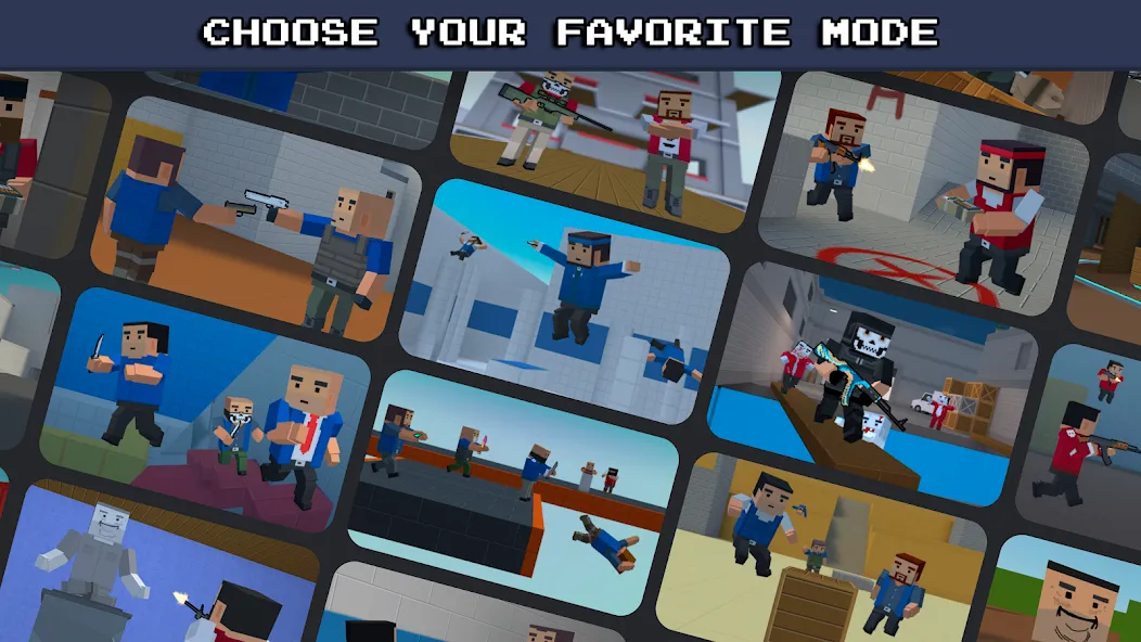 Block Strike: Online Shooter (Блок Страйк) МОД/Взлом [Много денег, Монет и Все открыто] Screenshot 2