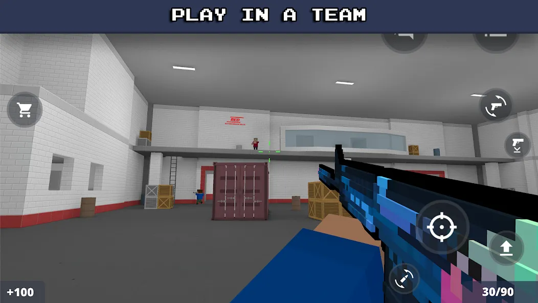 Block Strike: Online Shooter (Блок Страйк) МОД/Взлом [Много денег, Монет и Все открыто] Screenshot 5