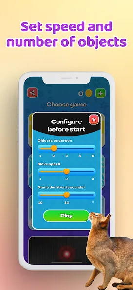 Games for Cat－Toy Mouse & Fish МОД/Взлом [Меню, Бесконечные монеты и Открытые уровни] Screenshot 4