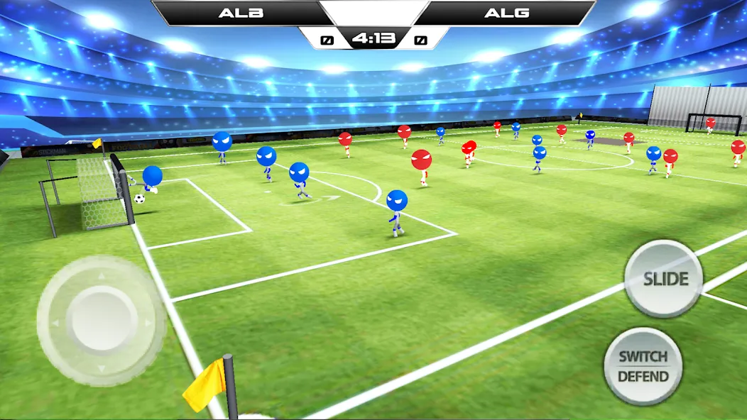 Stickman Soccer Football Game МОД/Взлом [Много денег, Монет и Все открыто] Screenshot 2