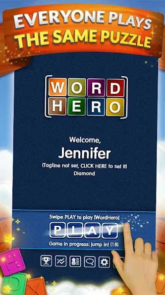 WordHero : word finding game (ВордХиро) МОД/Взлом [Все открыто, Дополнительные деньги и Меню MOD] Screenshot 2